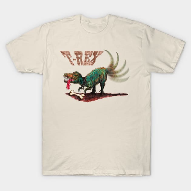 T-REX dog T-Shirt by ZoNe71